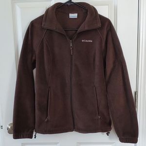 Columbia Brown Fleece Jacket
